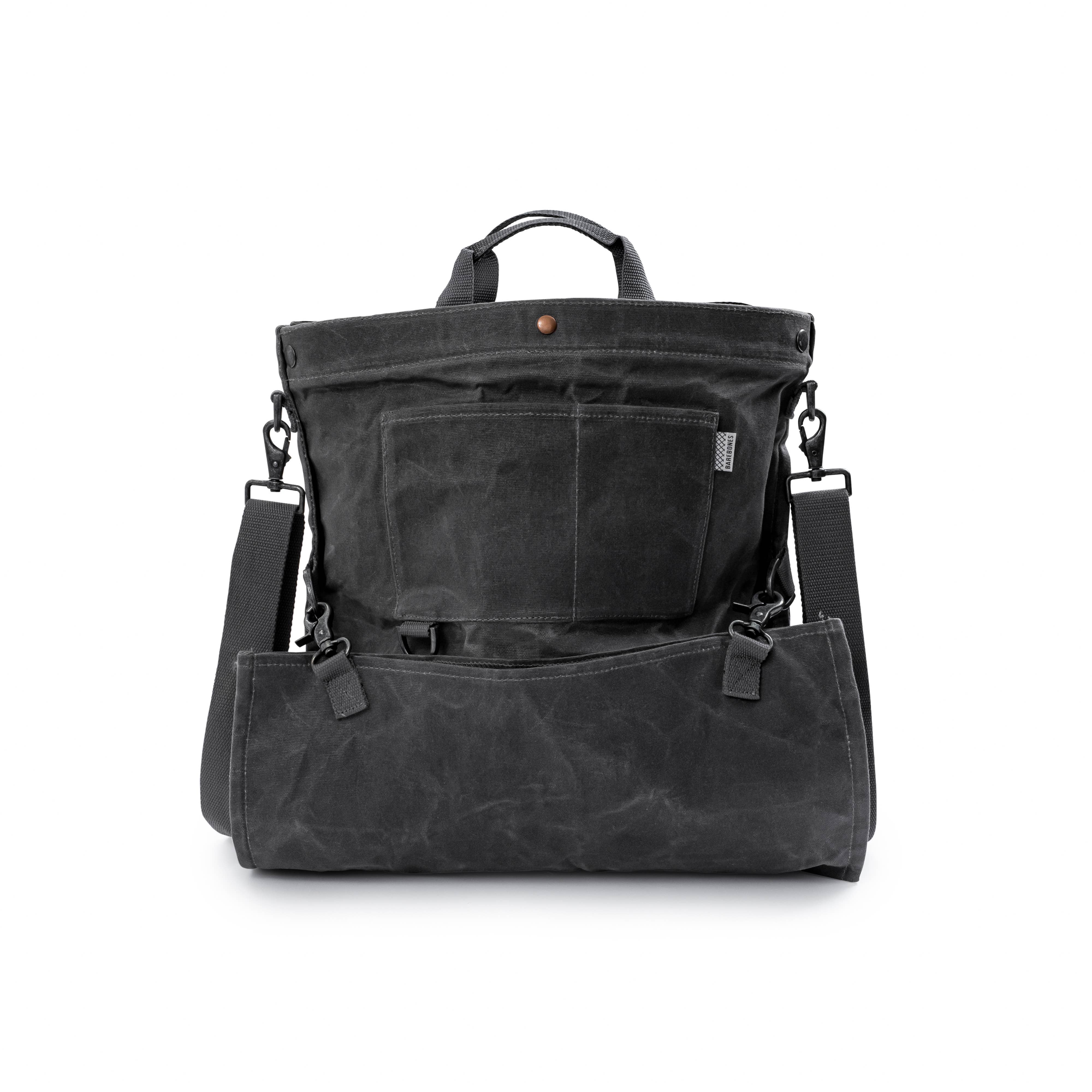Field & Forest Waxed Canvas Bag: Dark Khaki