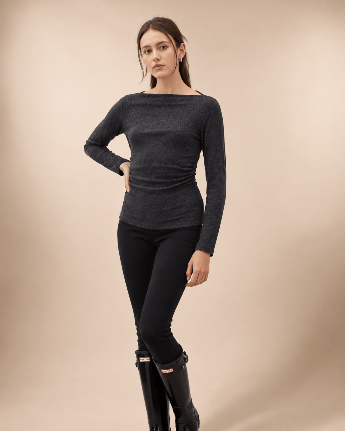 Marlow Boatneck – Heather Grey