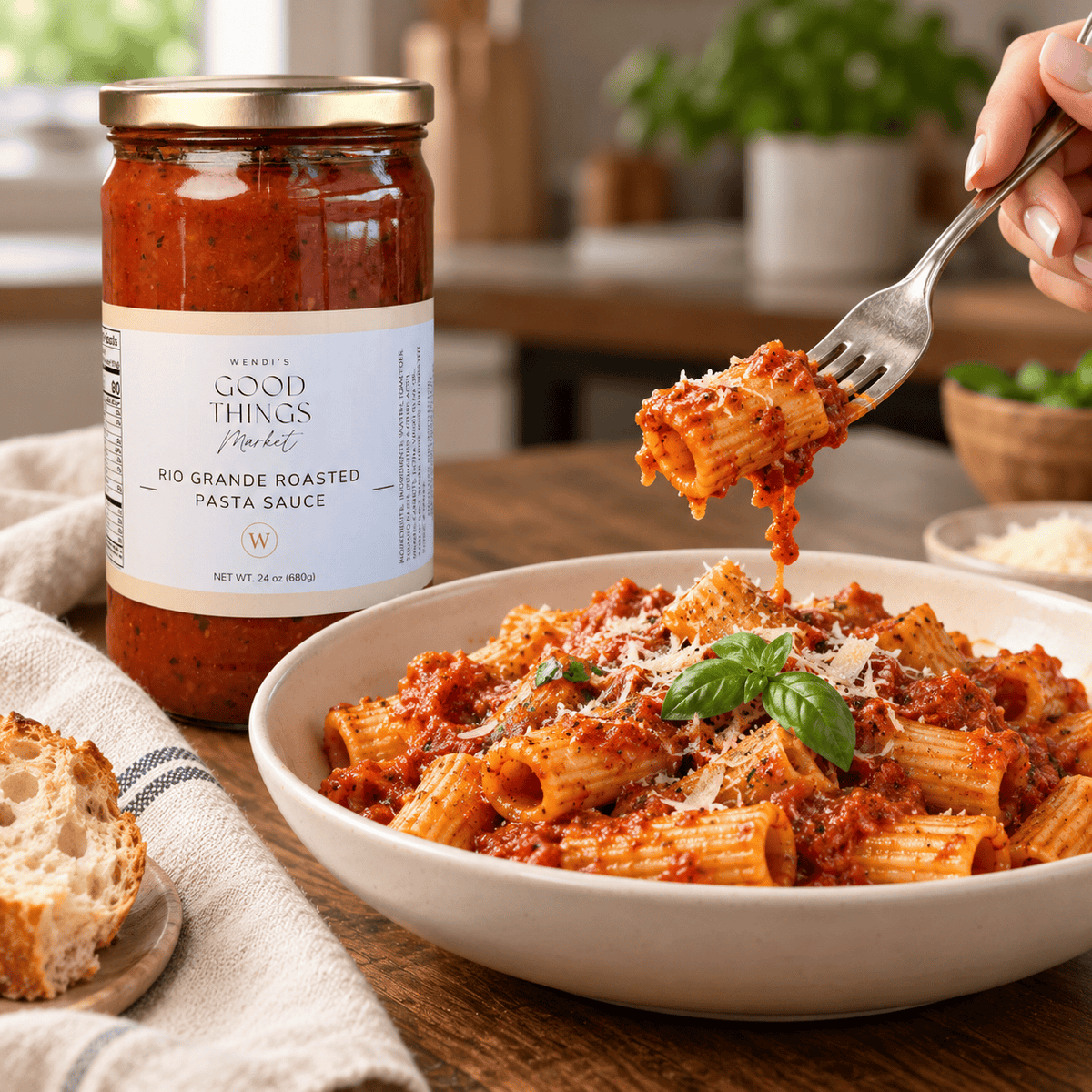 Rio Grande Roasted Garlic Pasta Sauce