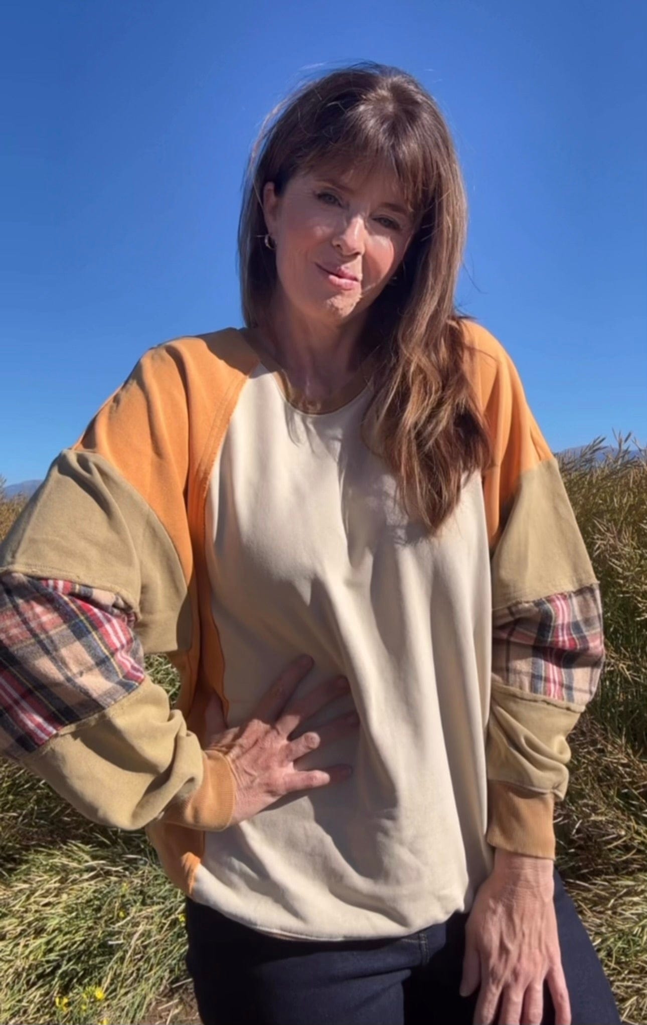 The Briarton Sweater - A Playful Patchwork of Fall Color