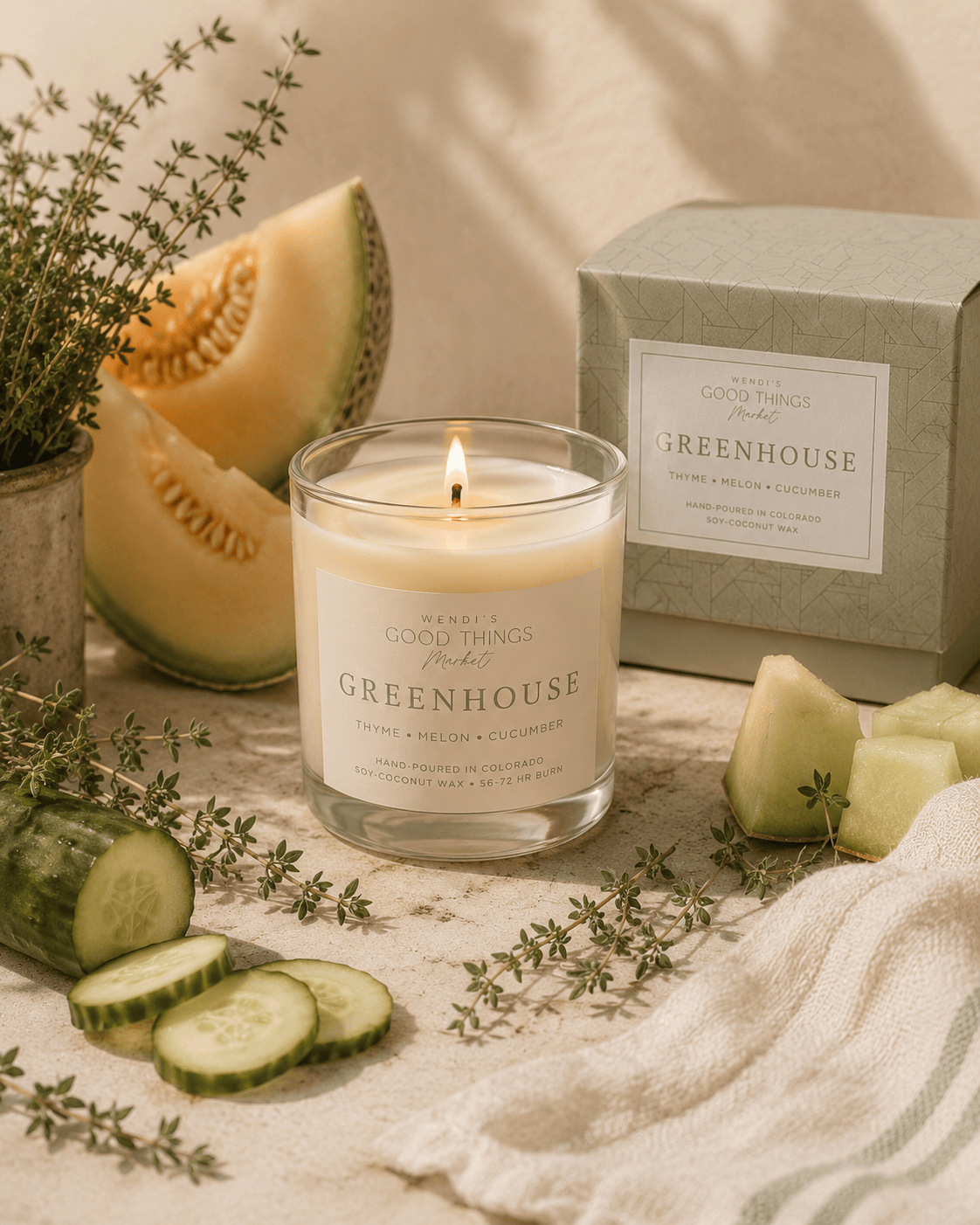 Wendi's Market Greenhouse Candle