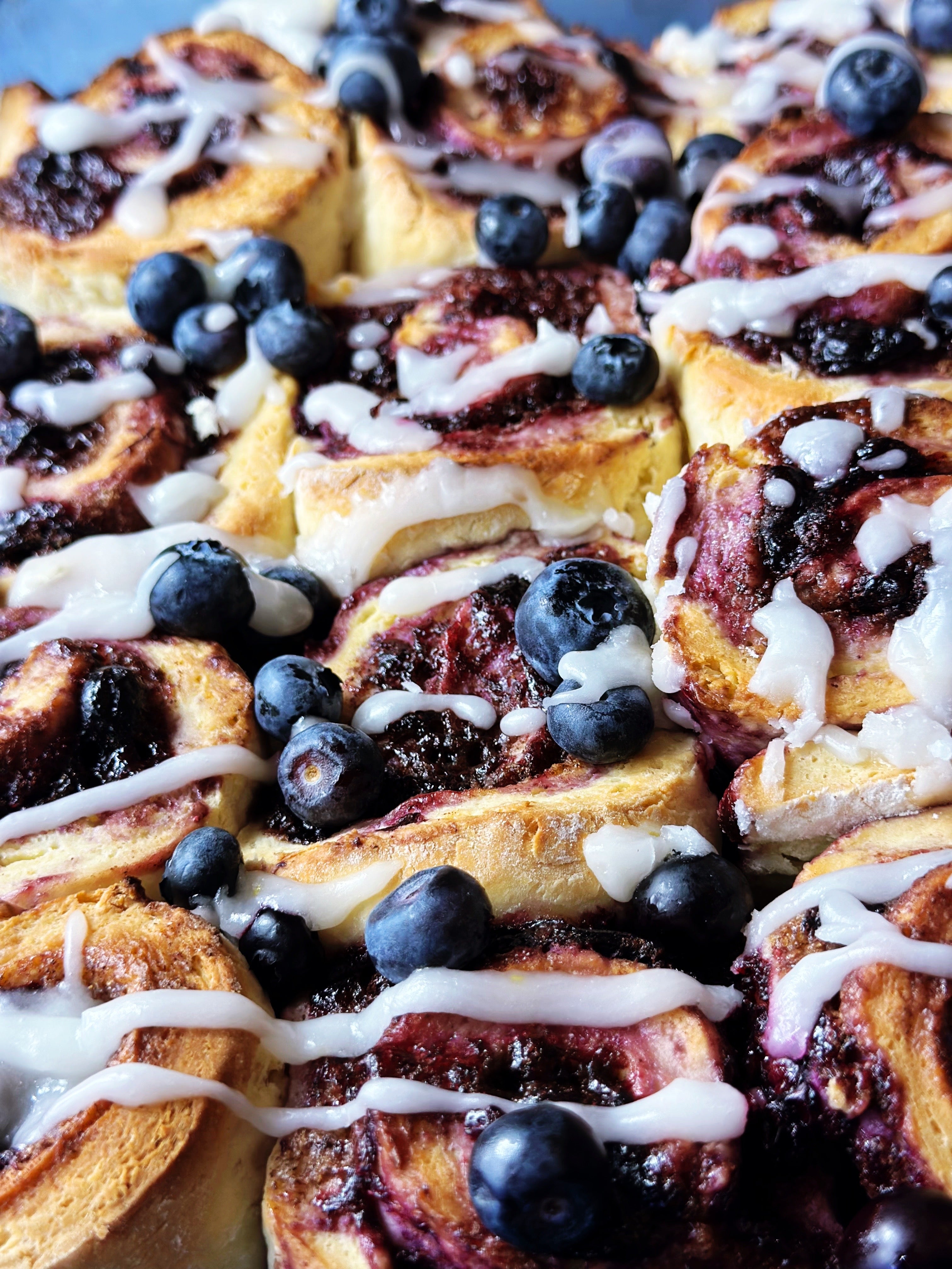 Blueberry Lemon Cinnamon Rolls