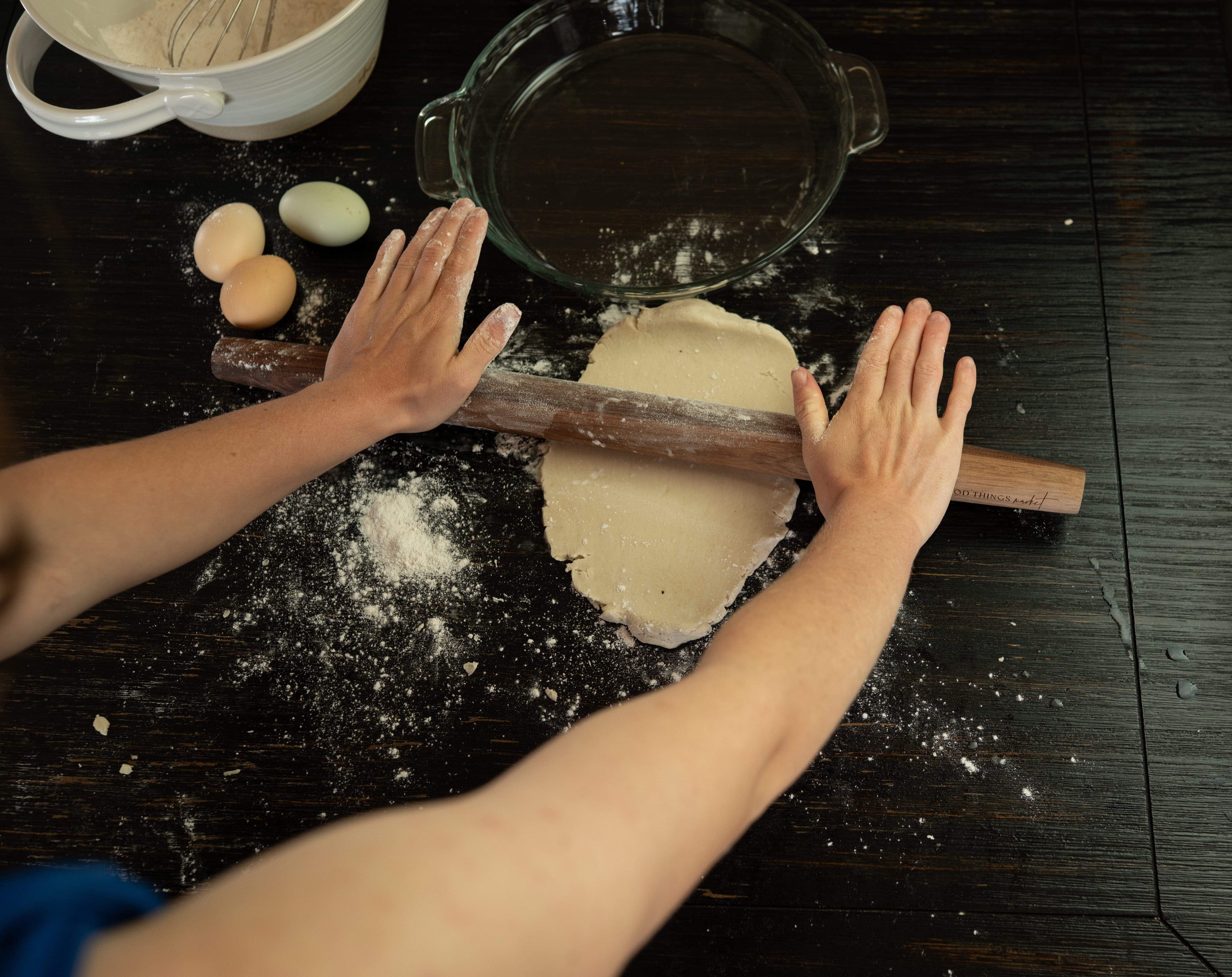 Bloomstead Farms Walnut Dough Roller