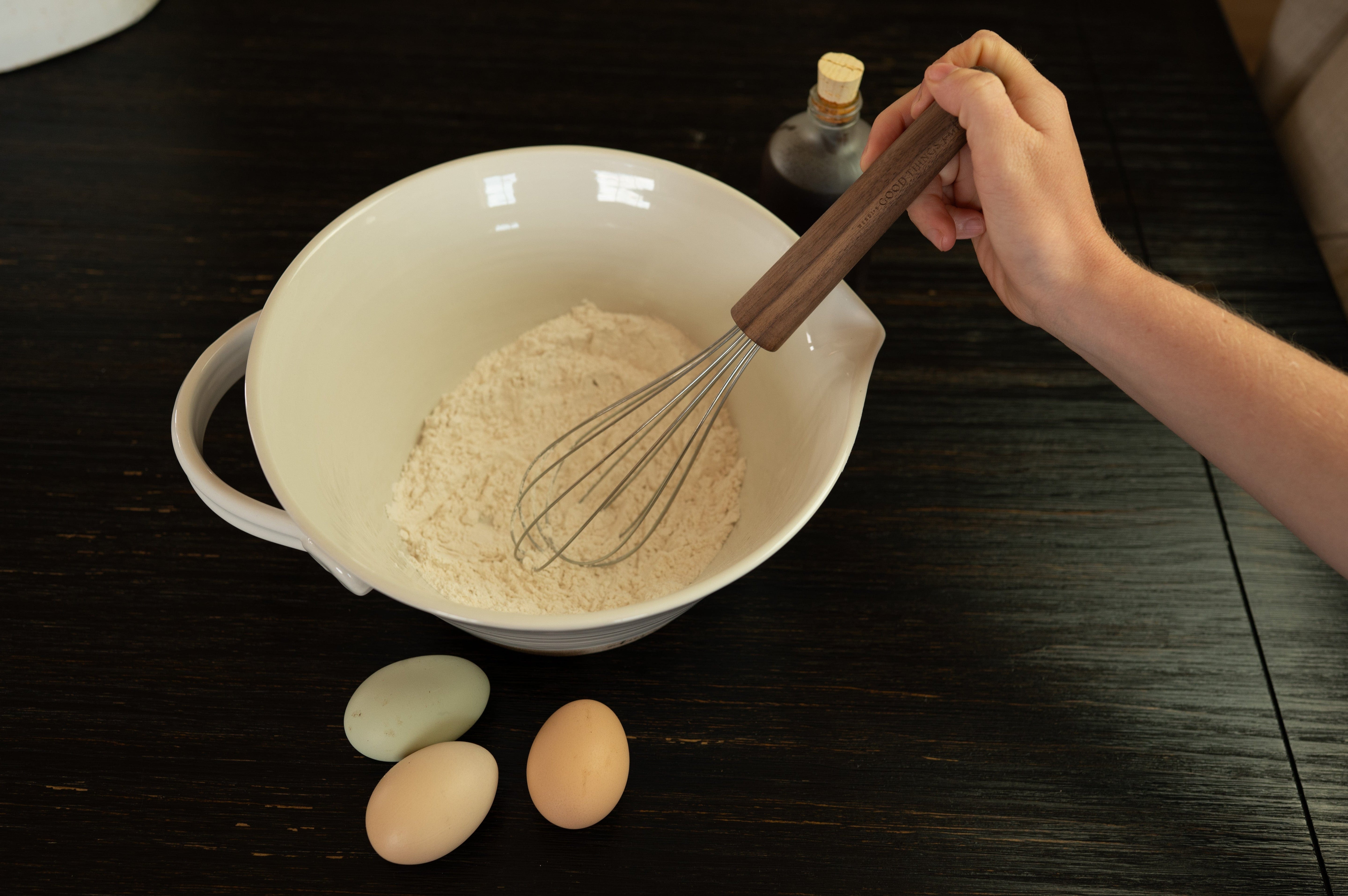 Bloomstead Farms Walnut Whisk