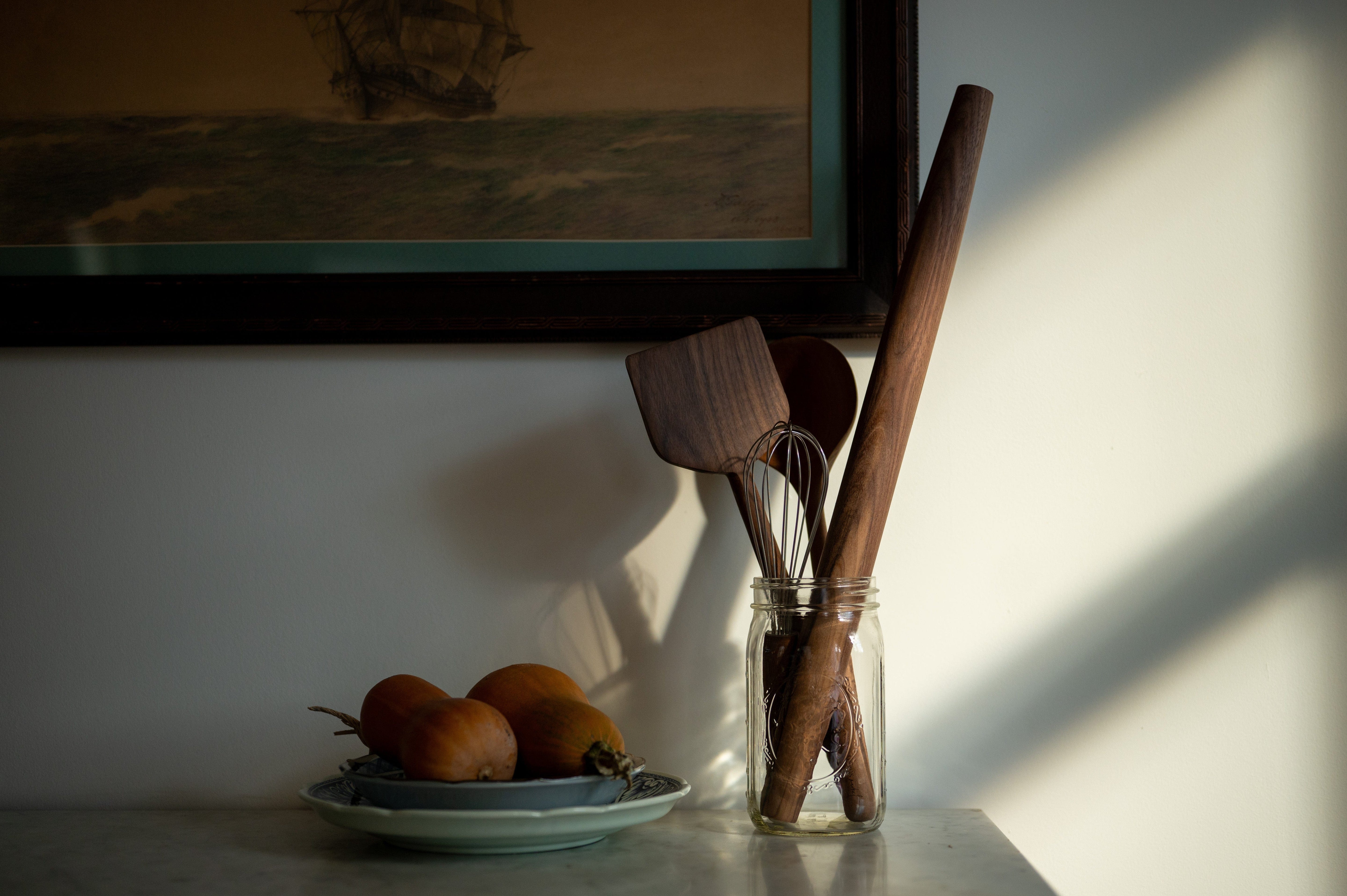 Bloomstead Farms Walnut Whisk
