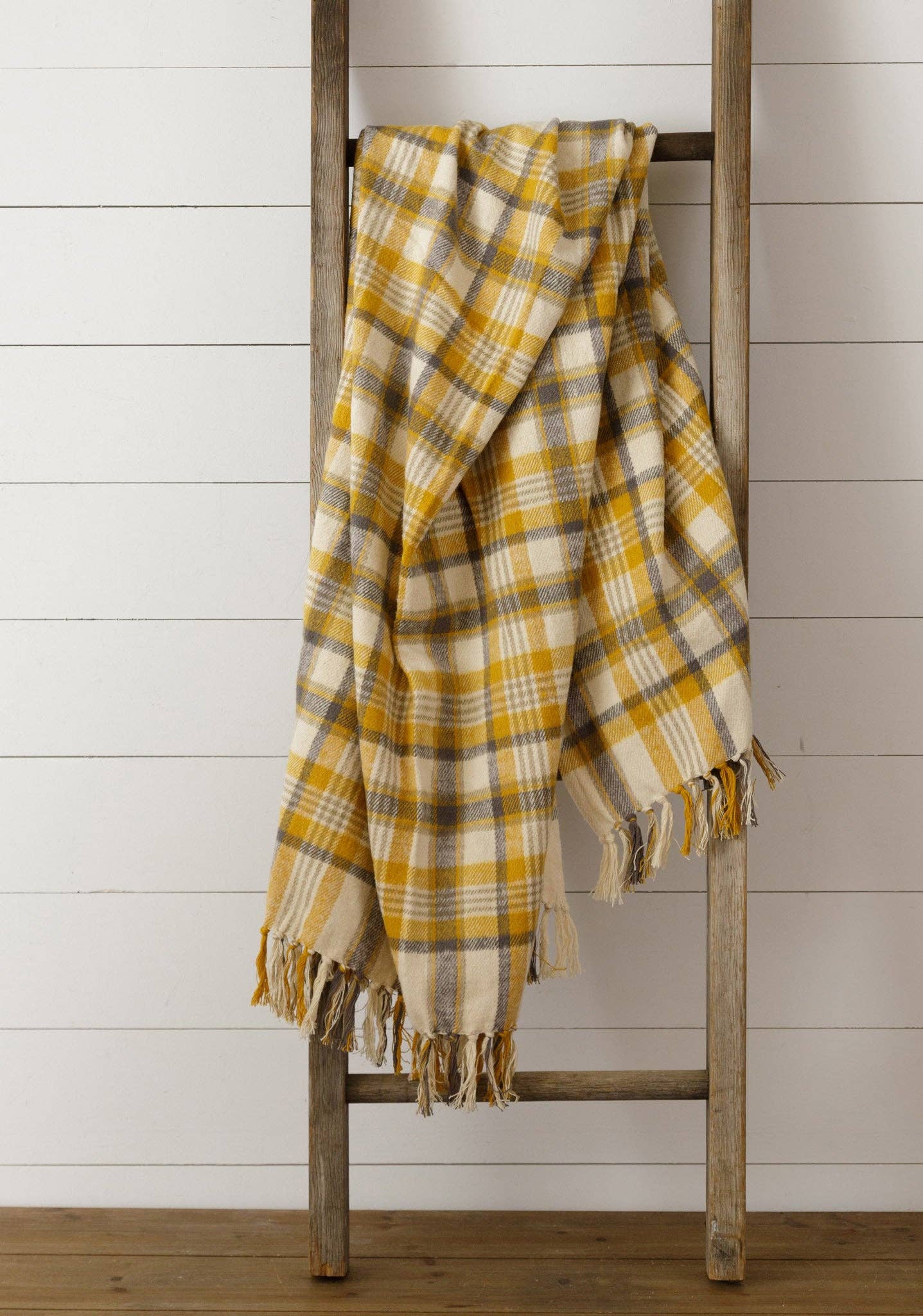 Gather Throw -Brushed Cotton Flannel