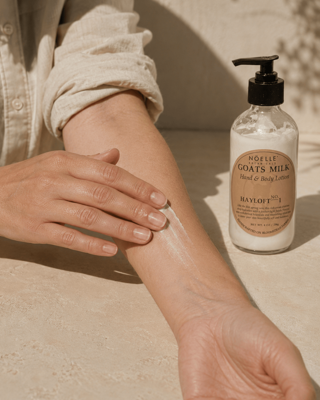 Hayloft No. 1 Goat Milk Hand & Body Lotion | Noelle Botanicals