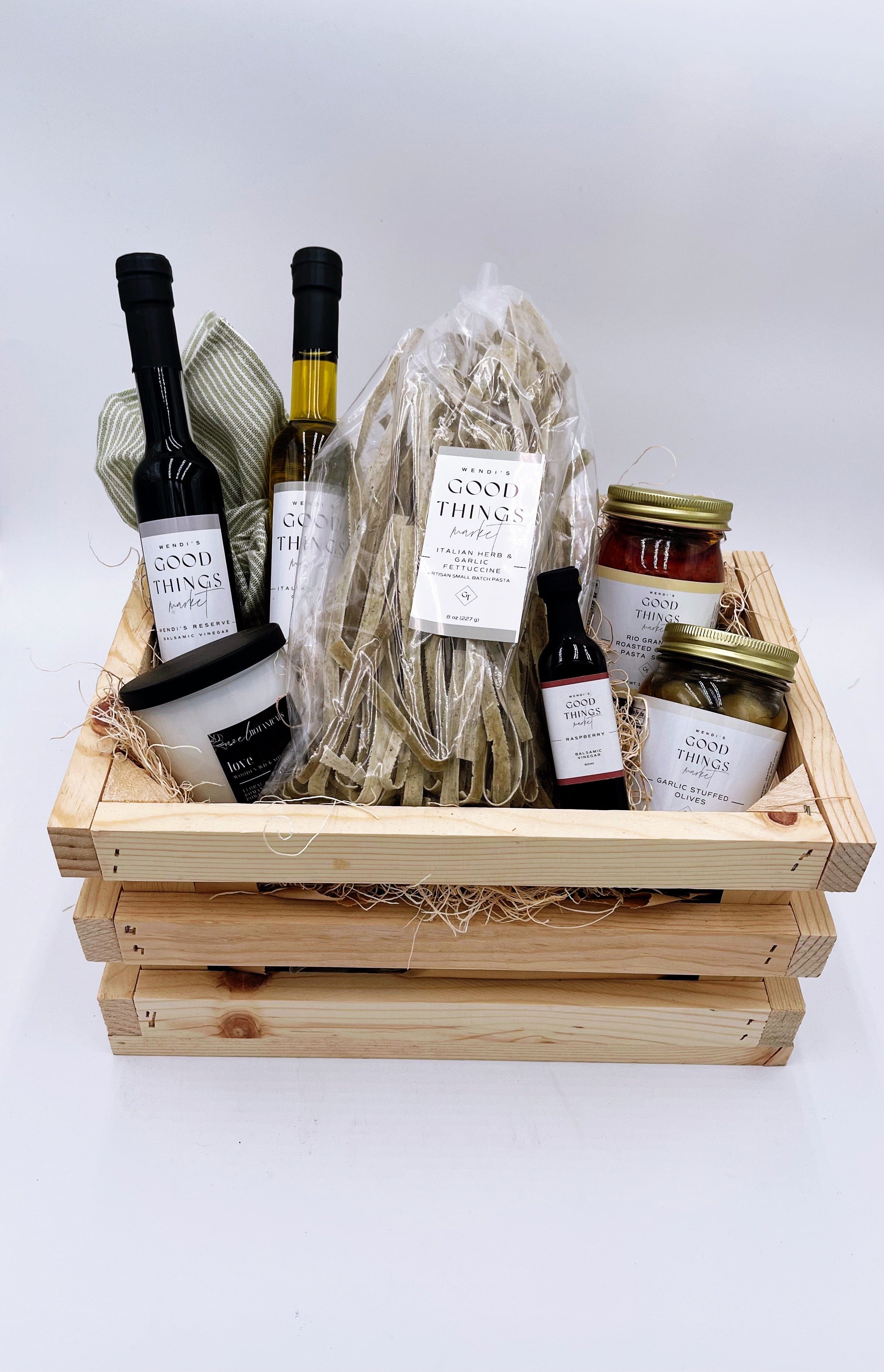 gourmet Italian gift baskets, Wendi's Good Things Market