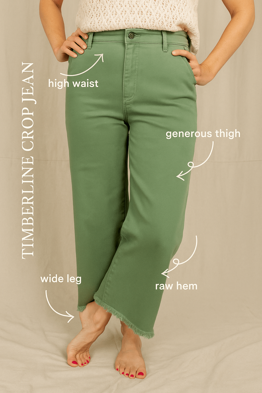 Risen Timberline Crop Jeans