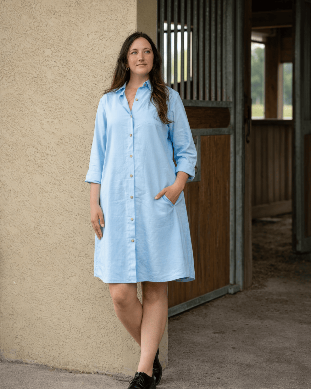 The Ashford Linen Shirt Dress