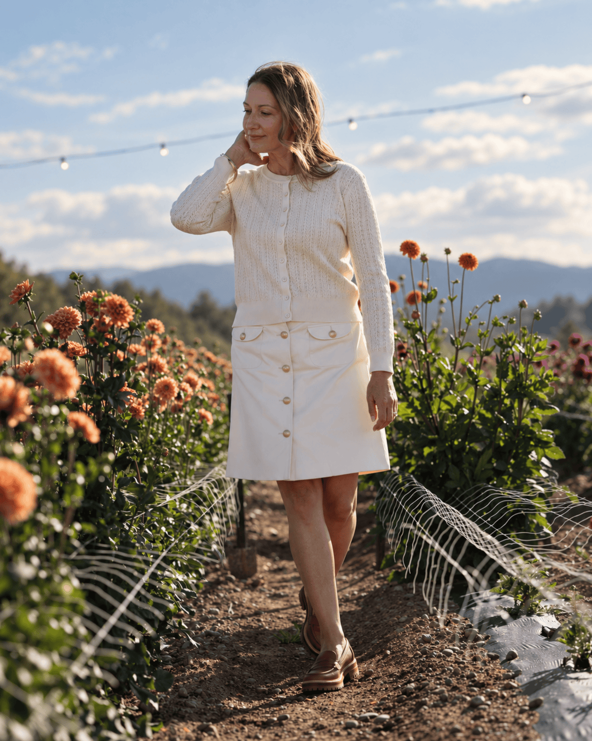 Windsor A-line Skirt